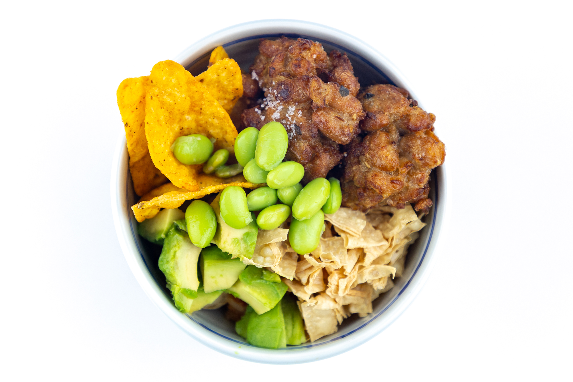 あけぼのビーンズ丼（ボウル）※サラダ・デザート付き